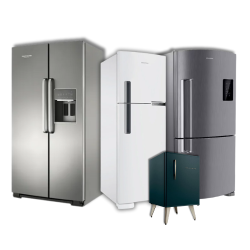 Geladeiras normal, duplex, sidebyside